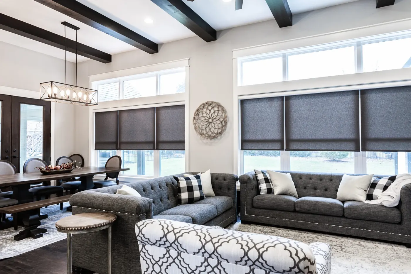 Custom shades measured and installed in New Whiteland