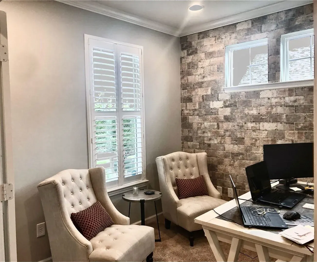 Custom shades measured and installed in New Whiteland